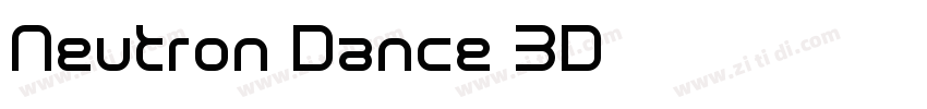 Neutron Dance 3D字体转换